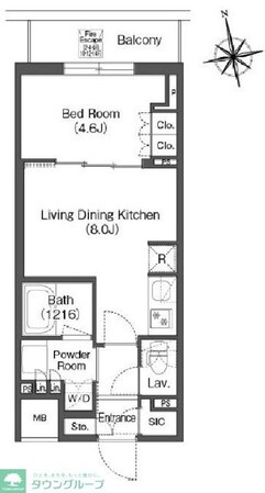 コンフォリア東上野の物件間取画像